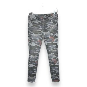 True Religion Women Halle Multicolor Camouflage Coin Pocket Skinny Jeans Size 28